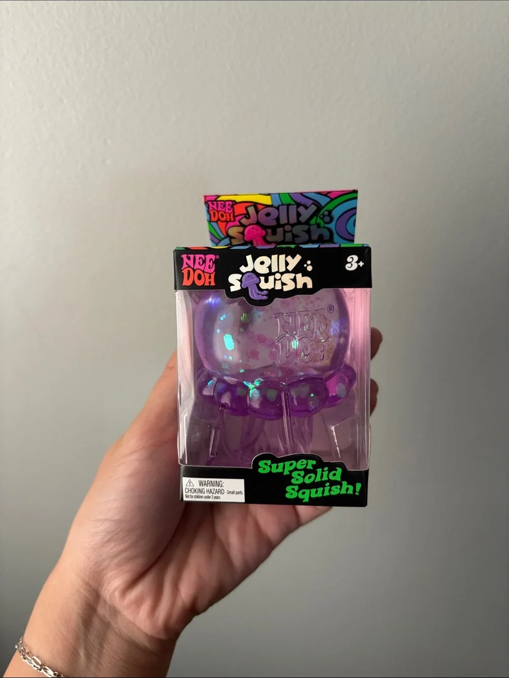 Schylling NeeDoh Jelly Squish Select Color Purple